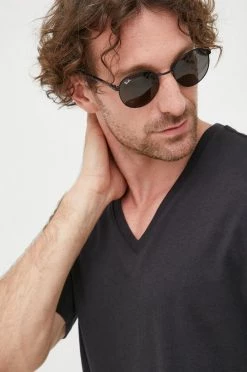 Ανδρικά Μπλουζάκια Βαμβακερό μπλουζάκι Michael Kors μαύρο -Εξοδος Michael Kors Κατάστημα unnamed file 491