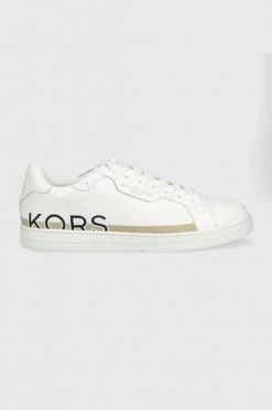 Ανδρικά Sneakers Δερμάτινα αθλητικά παπούτσια Michael Kors Keating άσπρο