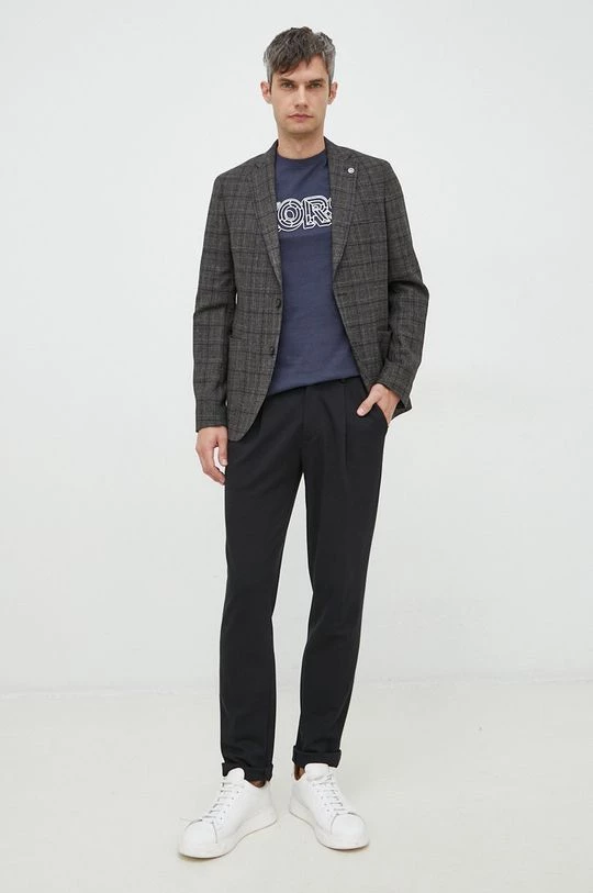 Ανδρικά Μπλουζάκια Βαμβακερό μπλουζάκι Michael Kors ναυτικό μπλε 2 Ανδρικά Μπλουζάκια Βαμβακερό μπλουζάκι Michael Kors ναυτικό μπλε - Image 2