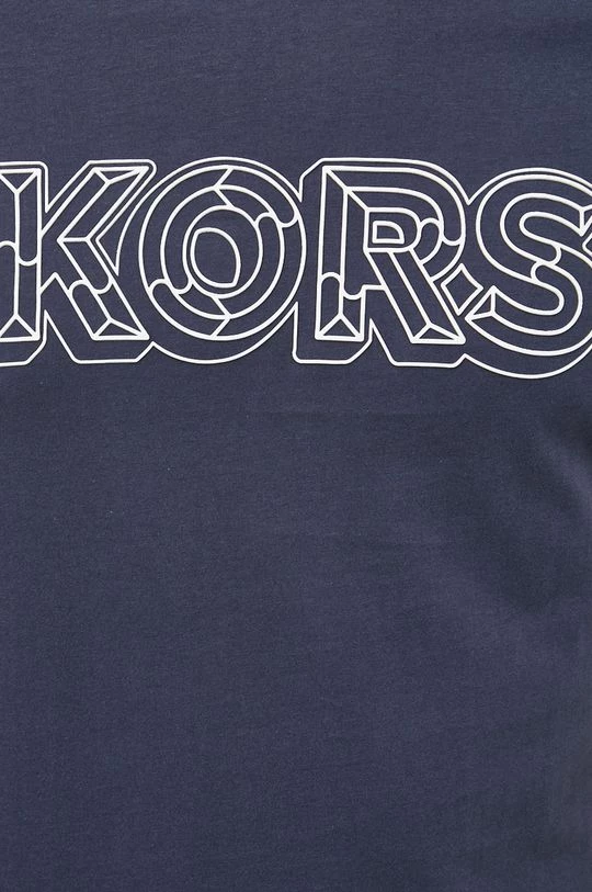 Ανδρικά Μπλουζάκια Βαμβακερό μπλουζάκι Michael Kors ναυτικό μπλε 5 Ανδρικά Μπλουζάκια Βαμβακερό μπλουζάκι Michael Kors ναυτικό μπλε - Image 5