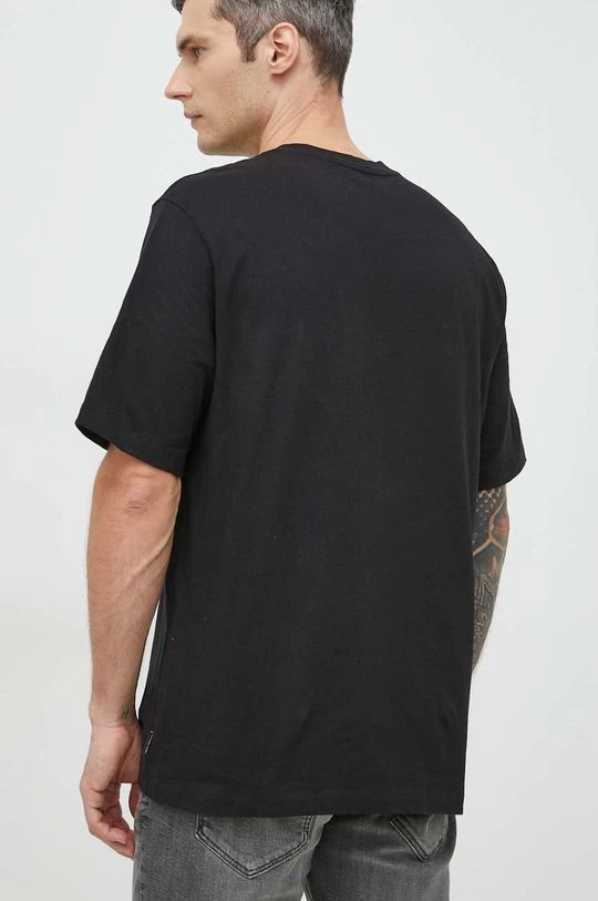 Ανδρικά Μπλουζάκια Βαμβακερό μπλουζάκι Michael Kors μαύρο 3 Ανδρικά Μπλουζάκια Βαμβακερό μπλουζάκι Michael Kors μαύρο - Image 3