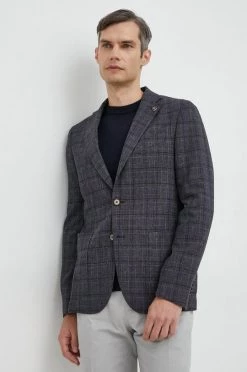 Ανδρικά Σακάκια Μαλλί μπουφάν Michael Kors ναυτικό μπλε