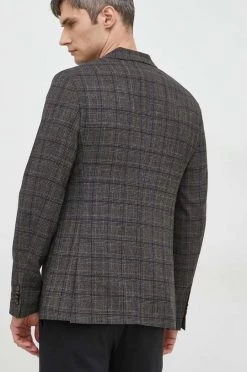 Ανδρικά Σακάκια Μαλλί μπουφάν Michael Kors καφέ -Εξοδος Michael Kors Κατάστημα unnamed file 654