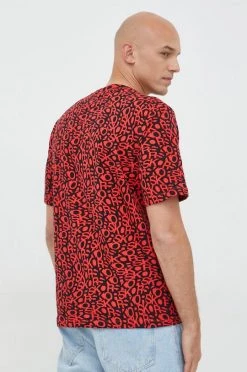 Ανδρικά Μπλουζάκια Βαμβακερό μπλουζάκι Michael Kors κόκκινο -Εξοδος Michael Kors Κατάστημα unnamed file 674