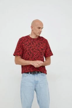 Ανδρικά Μπλουζάκια Βαμβακερό μπλουζάκι Michael Kors κόκκινο -Εξοδος Michael Kors Κατάστημα unnamed file 675