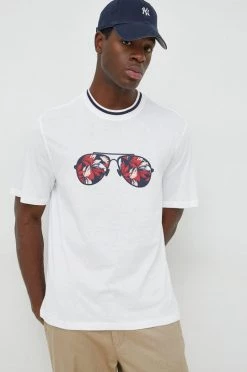 Ανδρικά Μπλουζάκια Βαμβακερό μπλουζάκι Michael Kors άσπρο -Εξοδος Michael Kors Κατάστημα unnamed file 691