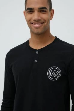Ανδρικά Πιζάμα Βαμβακερές πιτζάμες Michael Kors μαύρο -Εξοδος Michael Kors Κατάστημα unnamed file 722