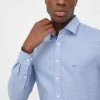 Ανδρικά Πουκάμισα Πουκάμισο Michael Kors ανοιχτό μπλε