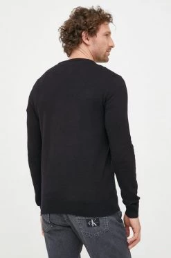 Ανδρικά Χωρίς φερμουάρ Βαμβακερό πουλόβερ Michael Kors χρώμα: μαύρο, -Εξοδος Michael Kors Κατάστημα unnamed file 855