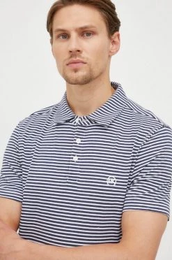 Ανδρικά Πόλο μπλουζάκια Βαμβακερό μπλουζάκι πόλο Michael Kors ναυτικό μπλε -Εξοδος Michael Kors Κατάστημα unnamed file 875