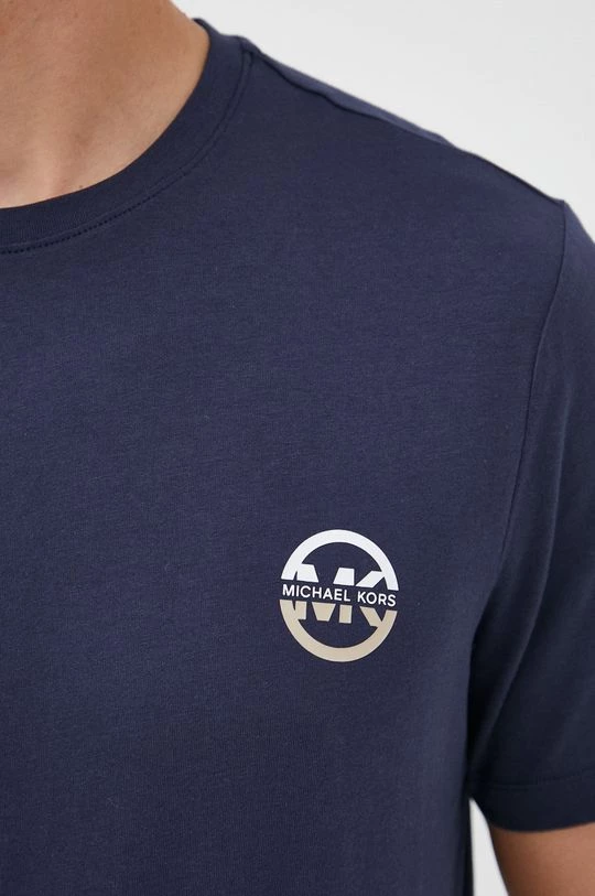 Ανδρικά Μπλουζάκια Βαμβακερό μπλουζάκι Michael Kors ναυτικό μπλε 5 Ανδρικά Μπλουζάκια Βαμβακερό μπλουζάκι Michael Kors ναυτικό μπλε - Image 5