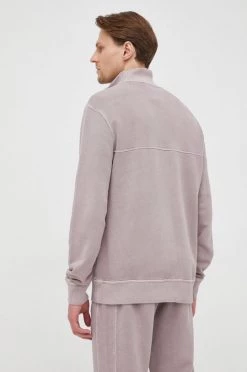 Ανδρικά Χωρίς φερμουάρ Βαμβακερή μπλούζα Michael Kors χρώμα: μοβ, -Εξοδος Michael Kors Κατάστημα unnamed file 943