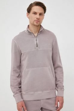 Ανδρικά Χωρίς φερμουάρ Βαμβακερή μπλούζα Michael Kors χρώμα: μοβ, -Εξοδος Michael Kors Κατάστημα unnamed file 944