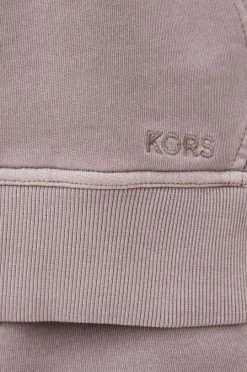 Ανδρικά Χωρίς φερμουάρ Βαμβακερή μπλούζα Michael Kors χρώμα: μοβ, -Εξοδος Michael Kors Κατάστημα unnamed file 945