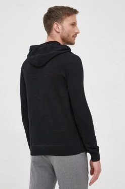 Ανδρικά Χωρίς φερμουάρ Βαμβακερό πουλόβερ Michael Kors χρώμα: μαύρο, -Εξοδος Michael Kors Κατάστημα unnamed file 986